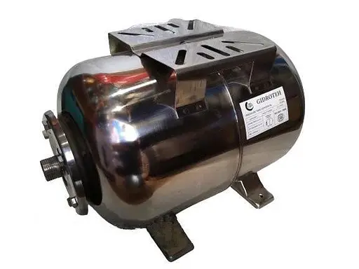 Гідроакумулятор 24 L GIDROTEH PTH24SS з нержавіючої сталі мембранний 30412 - фото 1
