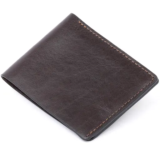 Кожаный портмоне Grande Pelle 9х10х1 см acs0014771 - фото 2