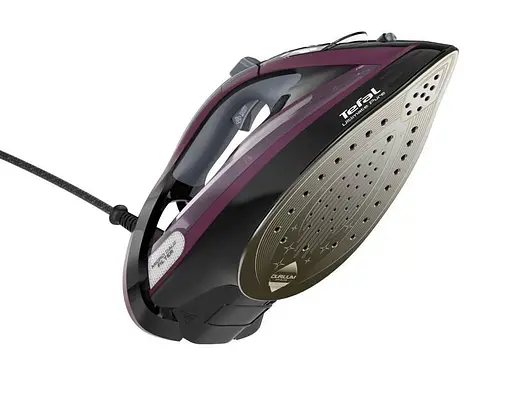 Утюг TEFAL Ultimate Pure FV9835E0, 3000 Вт, 240 г/мин, 350 мл, подошва Durilium, черно-бордовый - фото 6