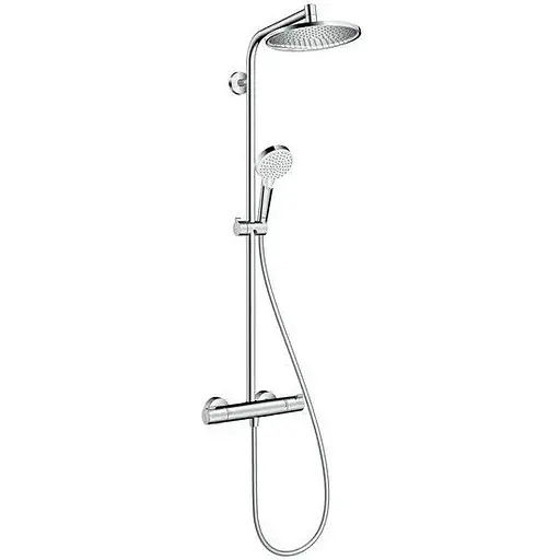 Душова система з термостатом Hansgrohe 27267000, Хром - фото 1