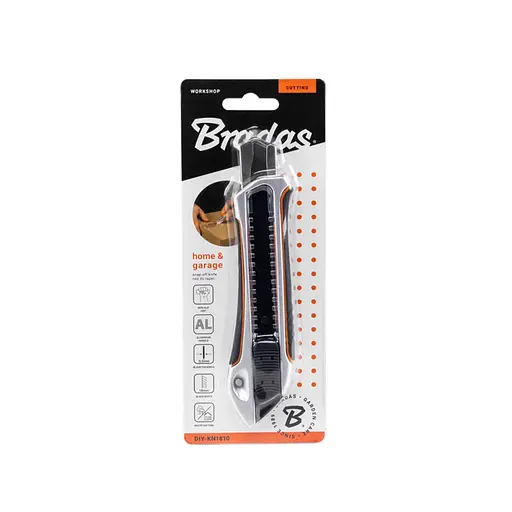 Нож для обоев Bradas 18 мм ALU TPR (DIY-KN1810) - фото 2