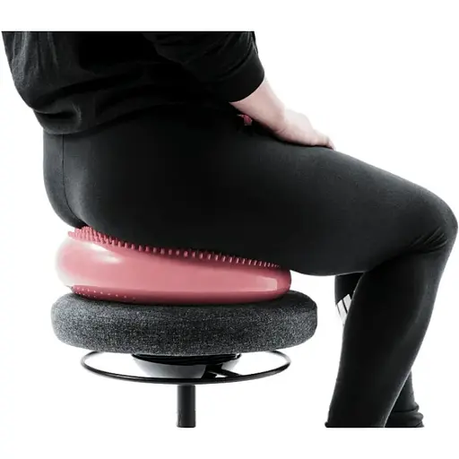 Балансировочная подушка Hop-Sport HS-R034BC розовая - фото 4