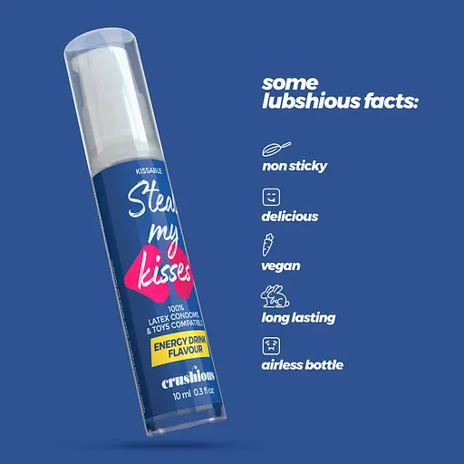 Лубрикант оральный Crushious Steal My Kisses со вкусом энергетического напитка 10 мл - фото 5