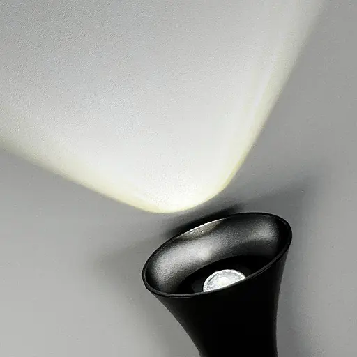 Черное бра с двухсторонним светом 26х10 см Line F Арт. WB14/2 BK - фото 2