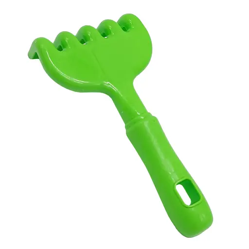 Детские игрушечные грабли "Г-5" 1-107 размер 18,5 см Зеленый