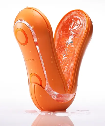 Мастурбатор Tenga Flip Orb Sunset Orange оранжевый - фото 8