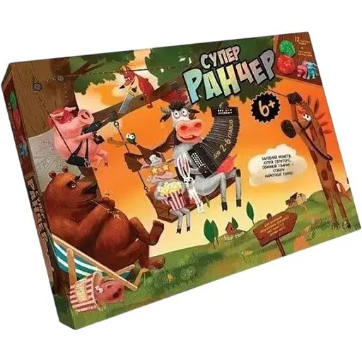 Игра настольная большая Danko Toys Супер ранчеро укр. 8357 G-SR-01-01U (2000901305936) - фото 1