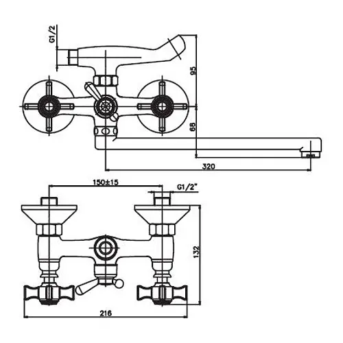 Змішувач для ванни Haiba ZEUS 143 HB0422 - фото 2