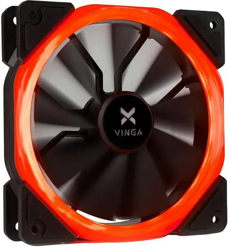 Вентилятор Vinga LED fan-01 red (LED fan-01 red) - фото 1
