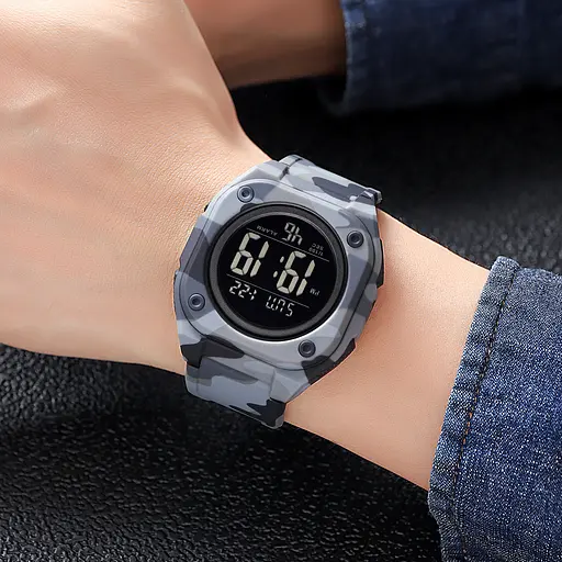 Наручний годинник чоловічий 2160CMGY Camo Grey Skmei acs0030215 - фото 3