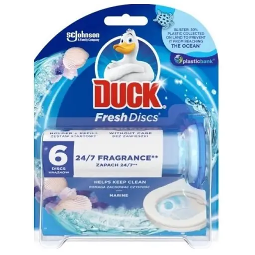 Уценка. Диски чистоты Duck Морская свежесть, 6 шт. - фото 1