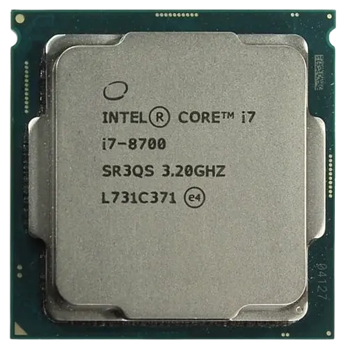 Процессор Intel Core i7 8700 LGA 1151v2 (BX80684I78700) Б/У - фото 1