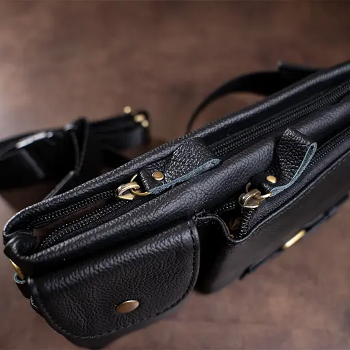 Чоловіча шкіряна сумка Vintage 22х13х3 см sum0012285 - фото 8