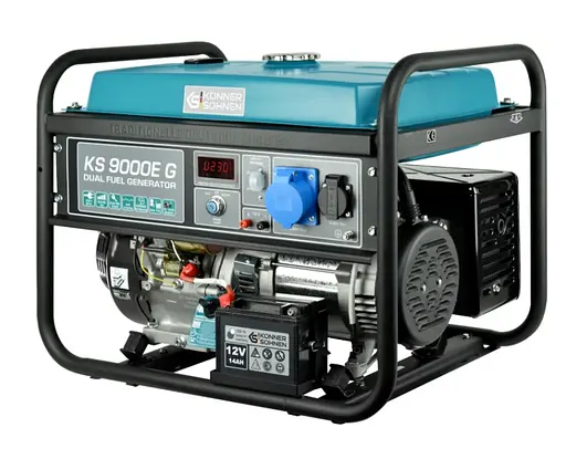 Генератор бензиновий газ/бензин Konner&Sohnen 6/6.5 кВт KS 9000E G - фото 4