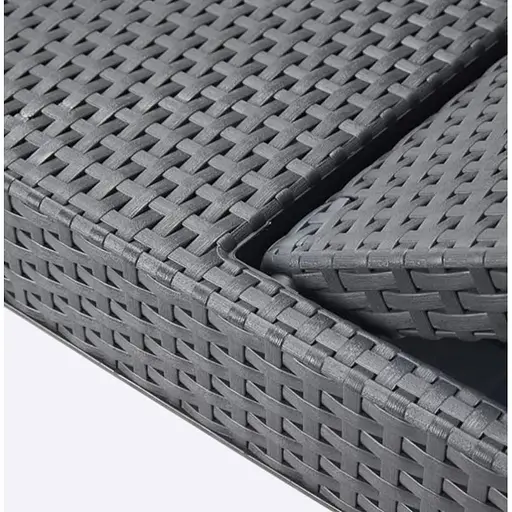 Шезлонг пластиковый Keter Jaipur Sun lounger, серый - фото 4