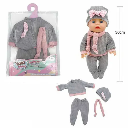 Одяг для ляльки-пупса на пупса висотою 30-35см YLC335B - фото 2