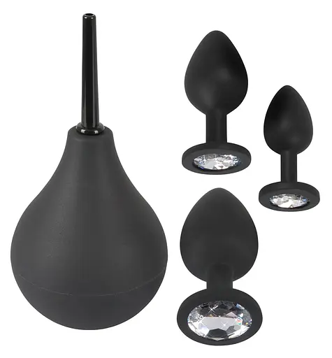 Набір для анальної стимуляції Orion Black Velvets Anal Kit 4 шт. (чорний)