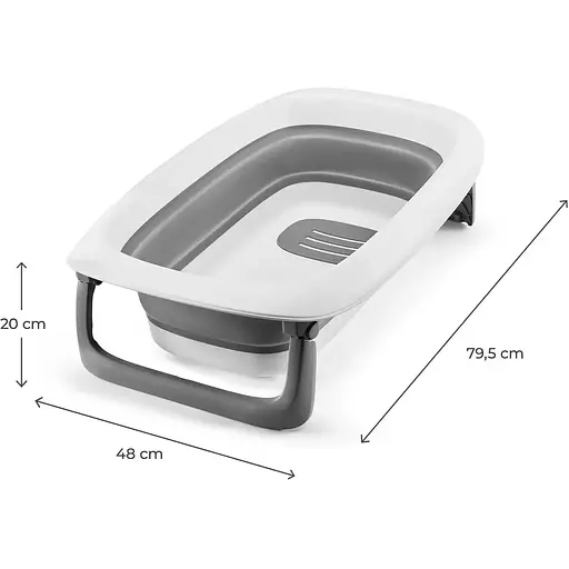 Столик для пеленання з ванночкою Kinderkraft Bubbly Grey (KABUBB00GRY0000) - фото 4