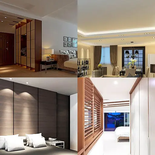 Комплект прожектора GU10, що вбудовується, поворотна монтажна рама для світлодіодного прожектора, кругла матова біла, вбудована - фото 4