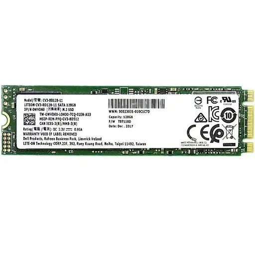 Накопичувач SSD Lite-On M.2 2280 128GB (CV3-SD128-11) Б/В - фото 1