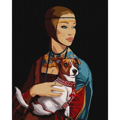 Картина за номерами "Справжній українець" ©111viktoriiaa Ideyka KHO4929 40х50 см