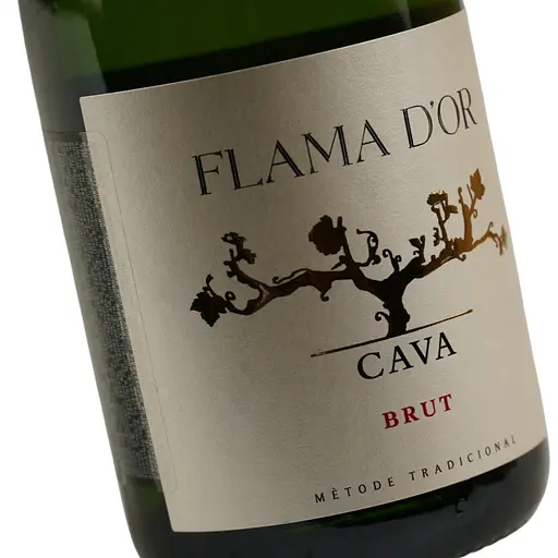 Вино игристое Flama d'Or Cava Brut белое 11.5% 0.375 л - фото 5