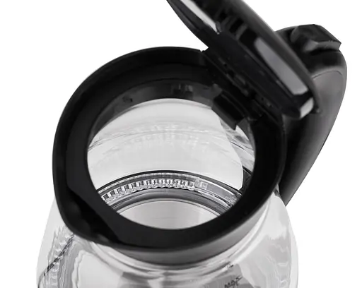 Электрочайник стеклянный Adler AD 1274 black 1,7 литр - фото 3