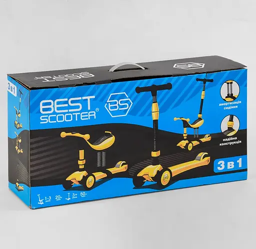 Самокатвелобіг Best Scooter 3 в 1 BS-23180 - фото 2