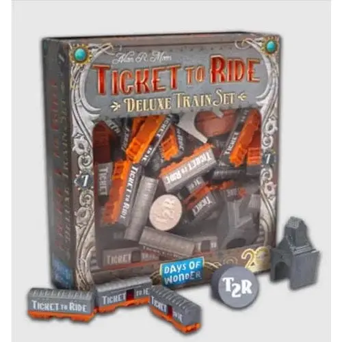 Аксесуар Days of Wonder Промонабір для гри Квиток на потяг 7 сірий Ticket to Ride 20th Anniversary Deluxe Train Set (DOWTTRTS7)