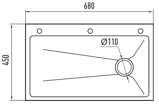 Кухонная мойка Zerix ZH6845-SET-05 Nano-Silver ZM5580, Нержавеющая сталь - фото 3