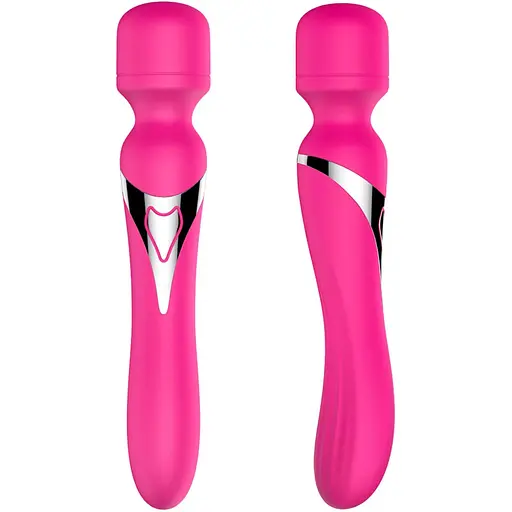 Вібратор B - Series Fox Dual Massager Pulsator 22.6 см (рожевий)