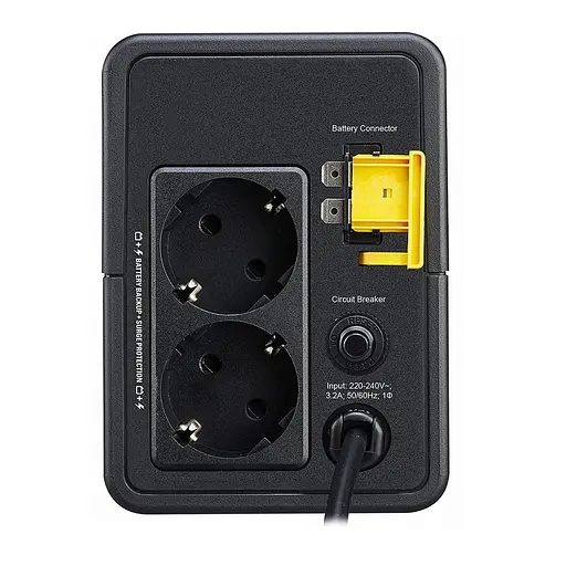 Джерело безперебійного живлення APC 700 ВА / 360 Вт / 7 А*ч (BVX700LI-GR) - фото 2