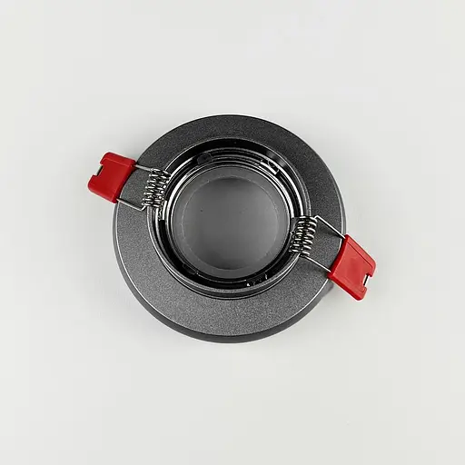 Точковий вбудований світильник у сірому корпусі Ø9,2х4 см | Line F | Арт. JY-DH-52 Grey - фото 6