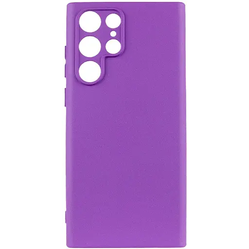Чохол Silicone Cover Lakshmi Full Camera (AA) для Samsung Galaxy S25 Ultra Фіолетовий / Purple - фото 2