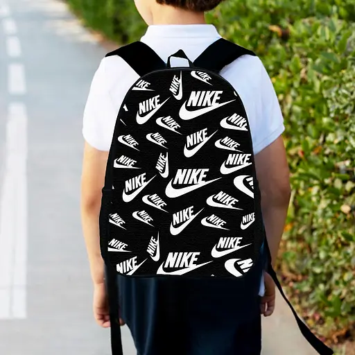 Рюкзак детский найк "Nike" 34х27см, городской ранец для мальчика с принтом (00440)