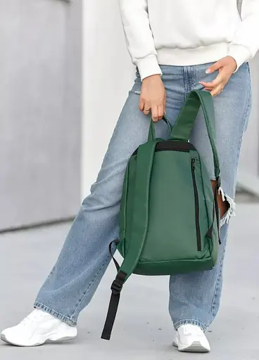 Женский рюкзак Sambag Zard LST зеленый 46 х 28 х 13 см (25018007) - фото 2