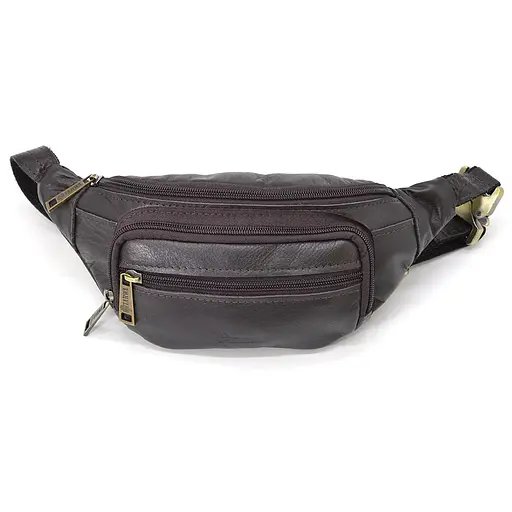 Шкіряна чоловіча сумка на пояс TARWA 25,5х13х10 см nsa0001230 - фото 8