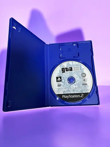 Диск с игрой на PlayStation 2 лицензия Grand Theft Auto III - фото 2