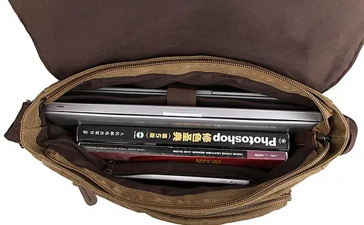 Чоловіча сумка Vintage 38х33х13 см sum0012397 - фото 9