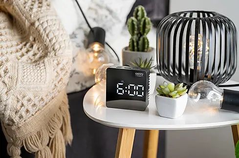 Часы будильники зеркальные с LED дисплеем Camry CR 1150b - фото 9