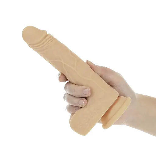 Фалоімітатор з ротацією та пульсацією Naked Addiction The Freak 7,5″ Rotating & Thrusting Vibrating - фото 3