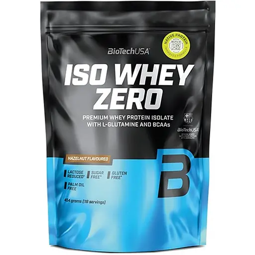 Протеин BiotechUSA Iso Whey Zero 454 г Hazelnut