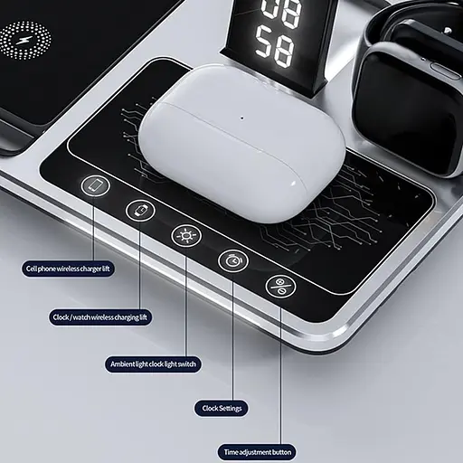 БЗП R11 4in1 with clock Silver - фото 5