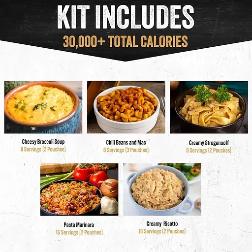 Аварийный рацион питания Ready Hour на 120 порций с большим сроком годности 25 лет - фото 5