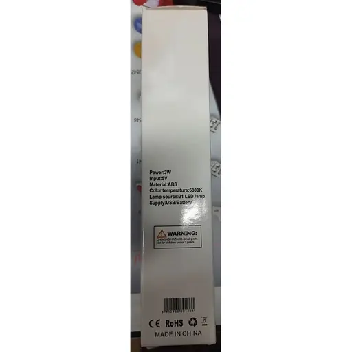 Настільна LED лампа Folding Table LED Lamp 8005 з акумулятором 4 Вт біла - фото 2