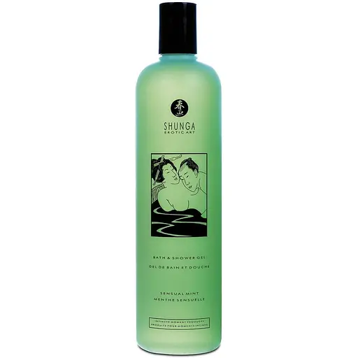 Гель для душа Shunga Shower Gel - Sensual Mint с растительными маслами и витамином Е (500 мл)