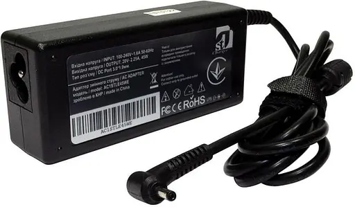 Блок питания для ноутбука 1StCharger Lenovo 20V 45W 2.25A 3.0х1.0мм (AC1STLE45WE)