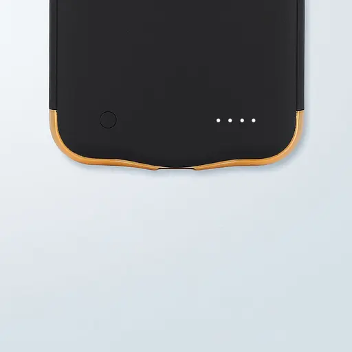 Чехол-аккумулятор XON PowerCase для iPhone 13 5500 mAh Черный/Золотой (PCBS1113155G 2957) - фото 4