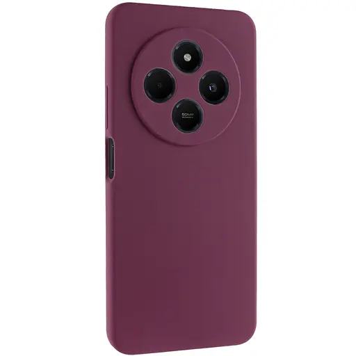 Чохол Lakshmi Silicone Cover Full Camera AAA для Xiaomi Redmi 14C/Poco C75 Бордовий/Plum - фото 1