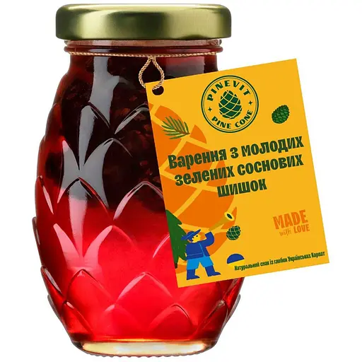 Варенье Pinevit из молодых зеленых сосновых шишек 135 г